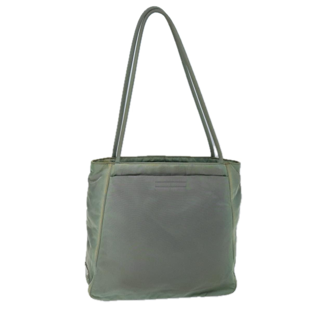 Luxury PradaTote Bag Nylon Khaki 73155