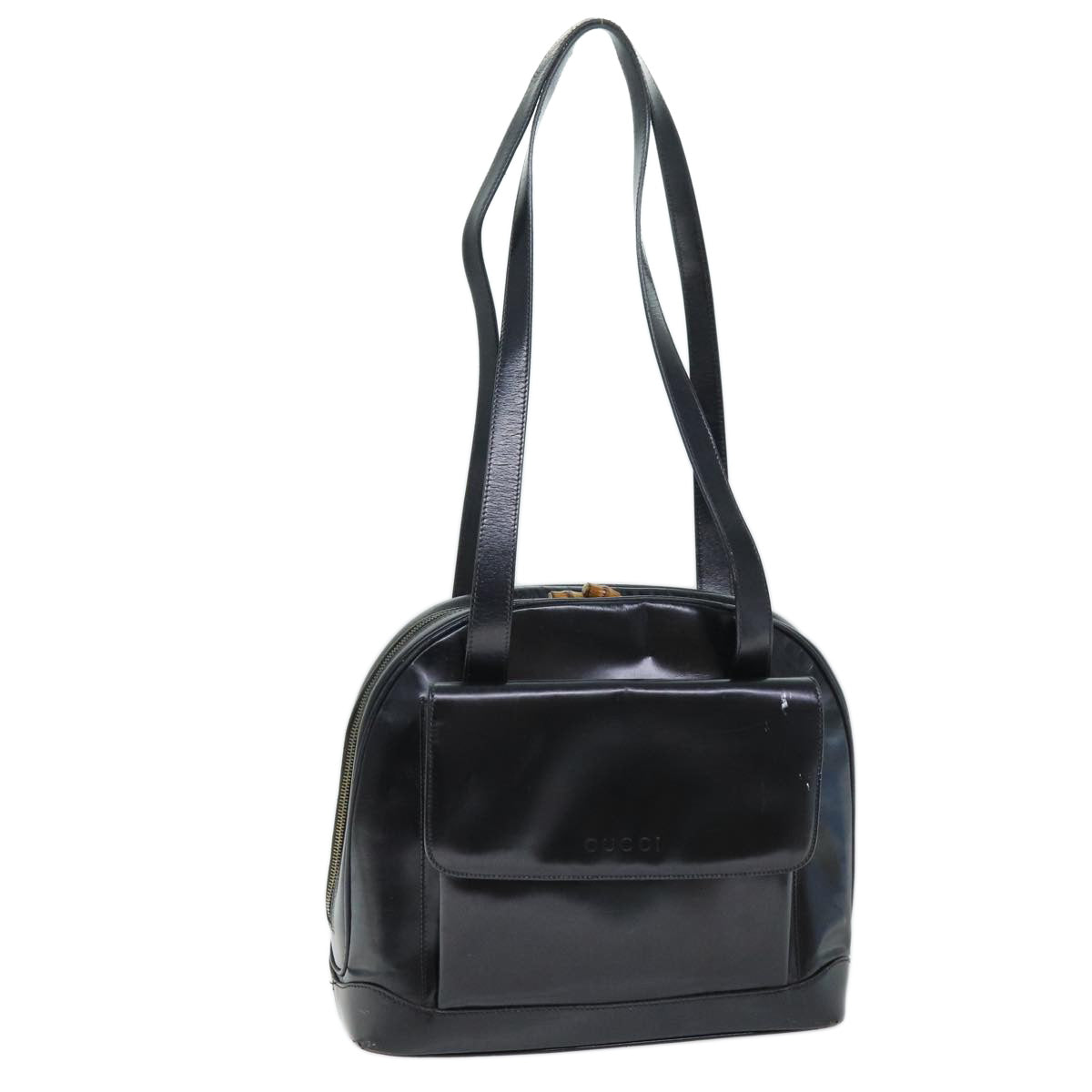 Luxury Gucci Trending 2025 Shoulder Bag Patent leather Black 001 090 1649  73156