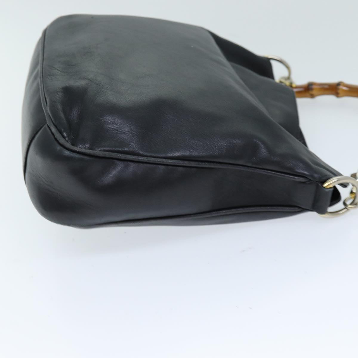 Luxury Gucci Trending 2025 Bamboo Shoulder Bag Leather 2way Black  73164