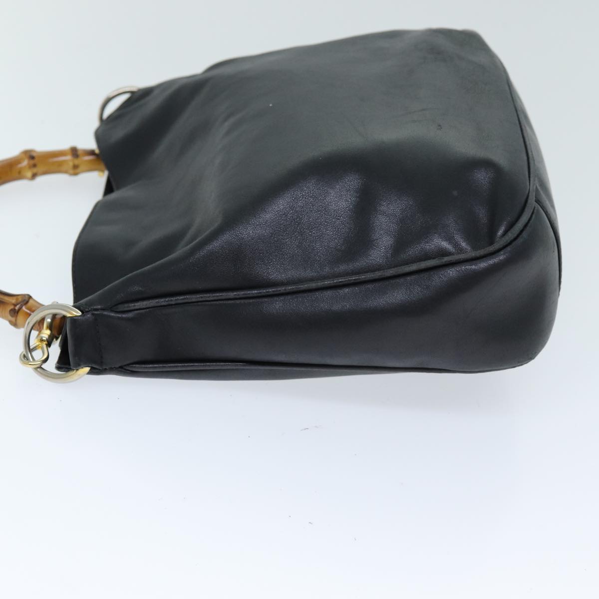 Luxury Gucci Trending 2025 Bamboo Shoulder Bag Leather 2way Black  73164
