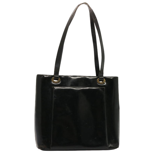 Luxury Gucci Trending 2025 Tote Bag Patent leather Black  73166
