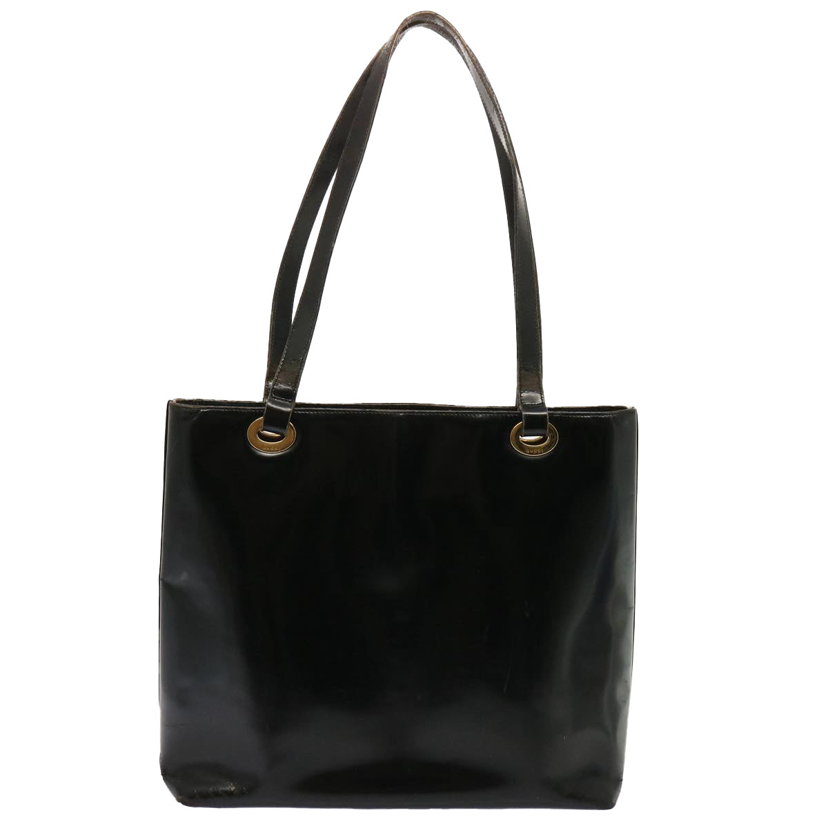 Luxury Gucci Trending 2025 Tote Bag Patent leather Black  73166