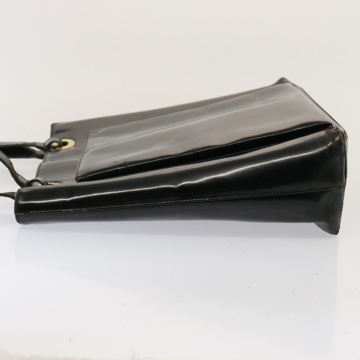 Luxury Gucci Trending 2025 Tote Bag Patent leather Black  73166