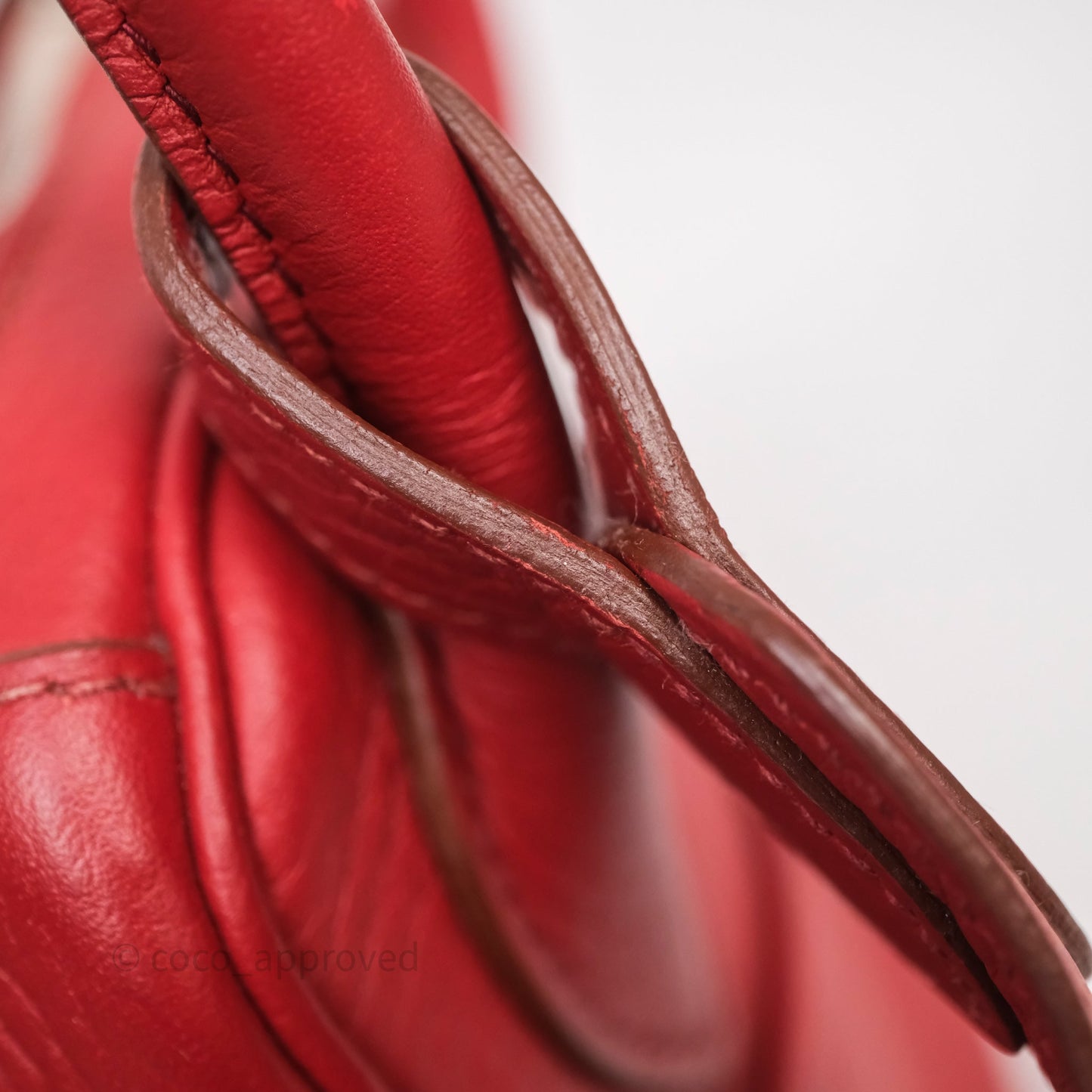 Hermès Lindy 30 Rouge Garance 54 Clemence Palladium Hardware