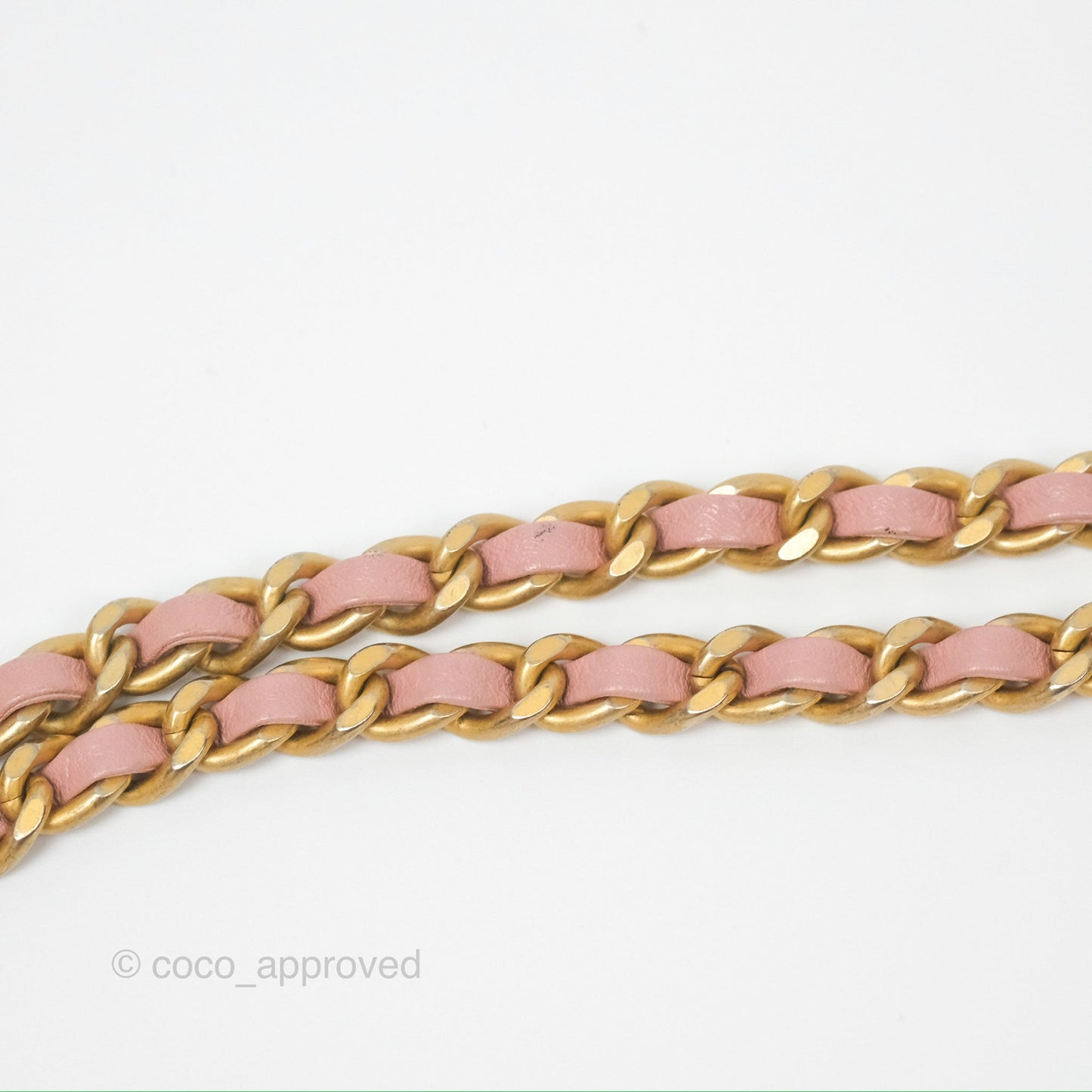 Chanel Small CC Filigree Flap Pink Tweed