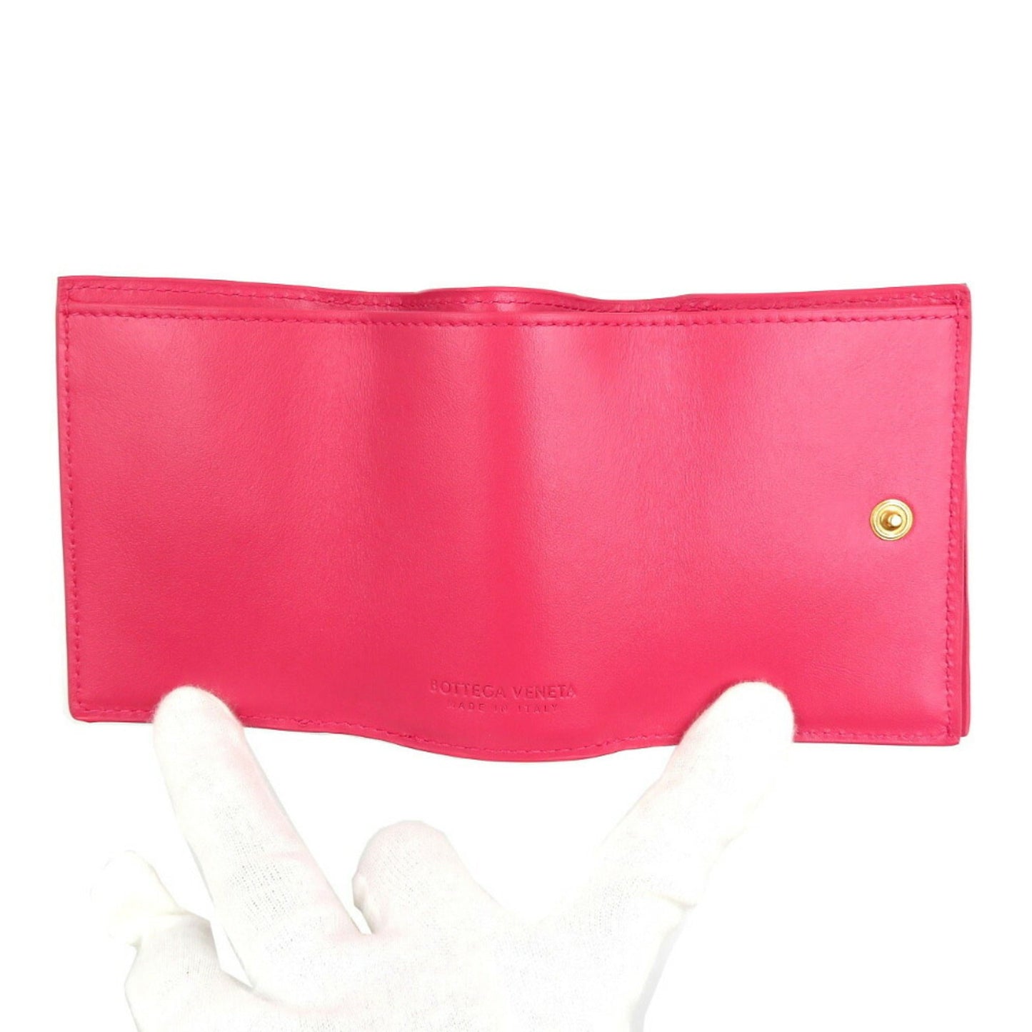 Luxury Bottega Veneta Intrecciato  Leather Wallet (Tri-Fold) ()