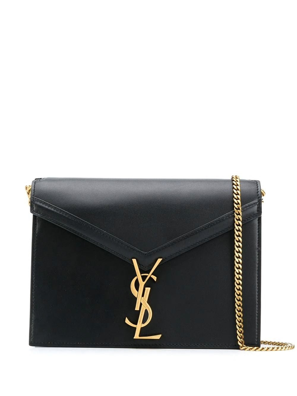 Luxury Saint Laurent Women's Mg M Cassandra Cb Calf in 1000 | 5327500SX0W1000