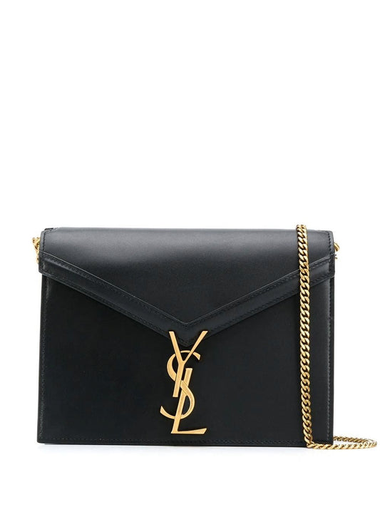 Luxury Saint Laurent Women's Mg M Cassandra Cb Calf in 1000 | 5327500SX0W1000