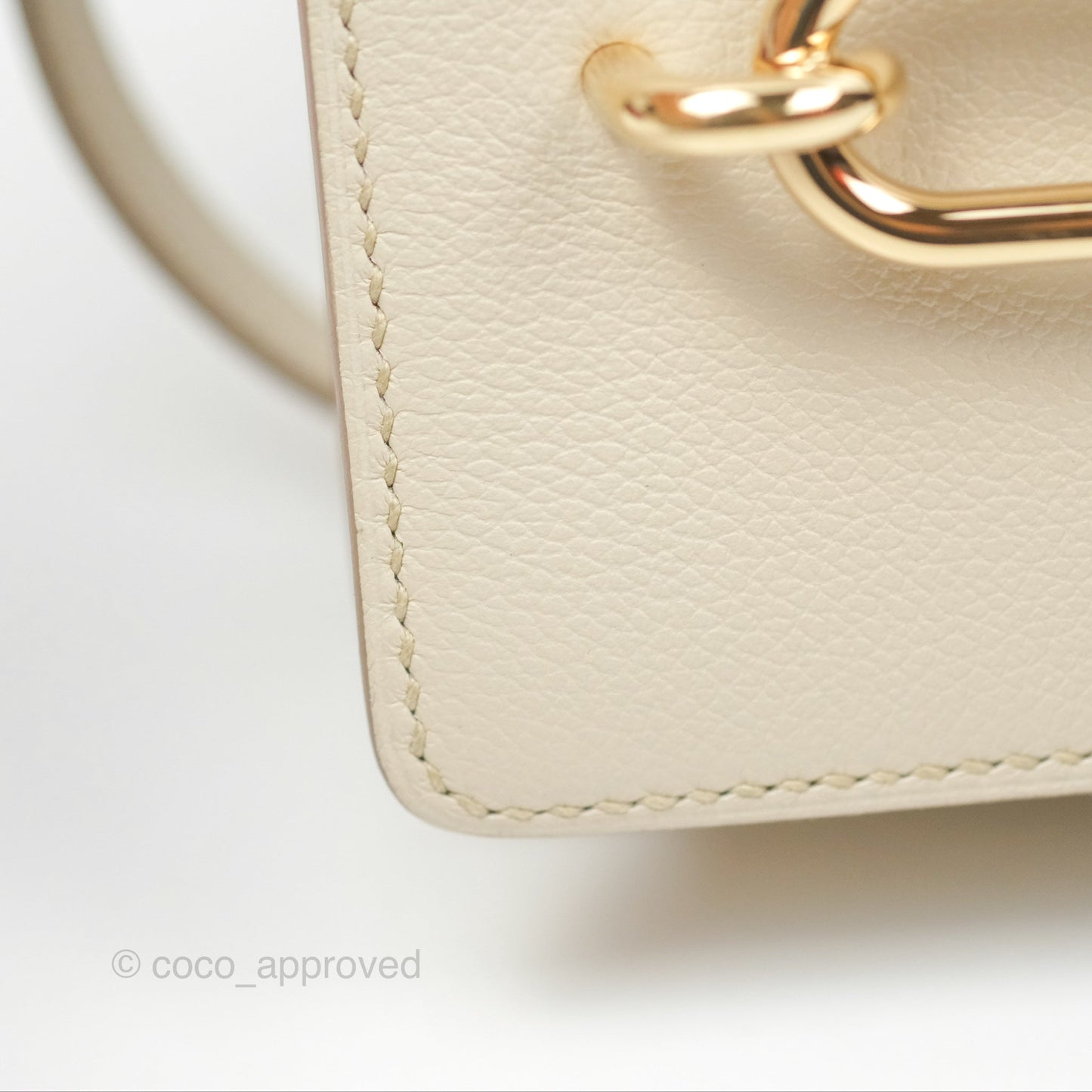 Hermès Roulis Mini 18 Beton Evercolor Permabrass Hardware