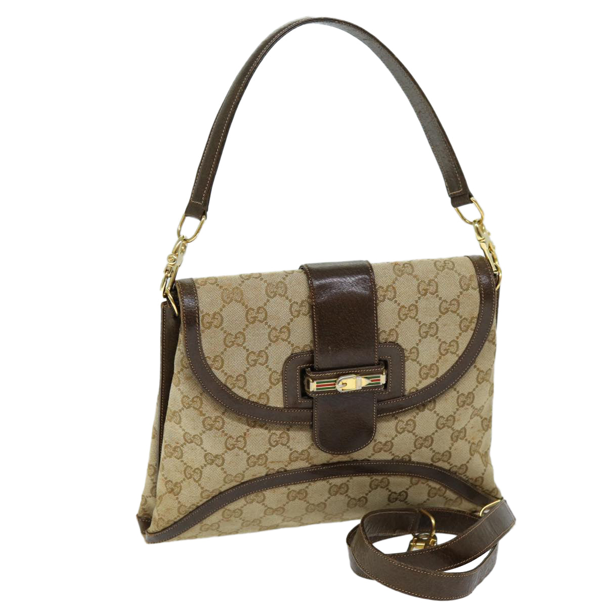 Luxury Gucci Trending 2025 GG Canvas Shoulder Bag 2way Beige  73227