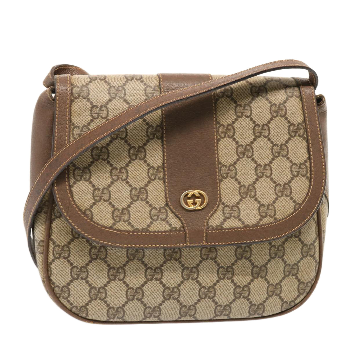 Luxury Gucci Trending 2025 GG Supreme Shoulder Bag PVC Beige 001 41 4425  73228