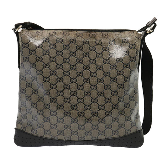 Luxury Gucci Trending 2025 GG Crystal Shoulder Bag Black Beige 145857  73231