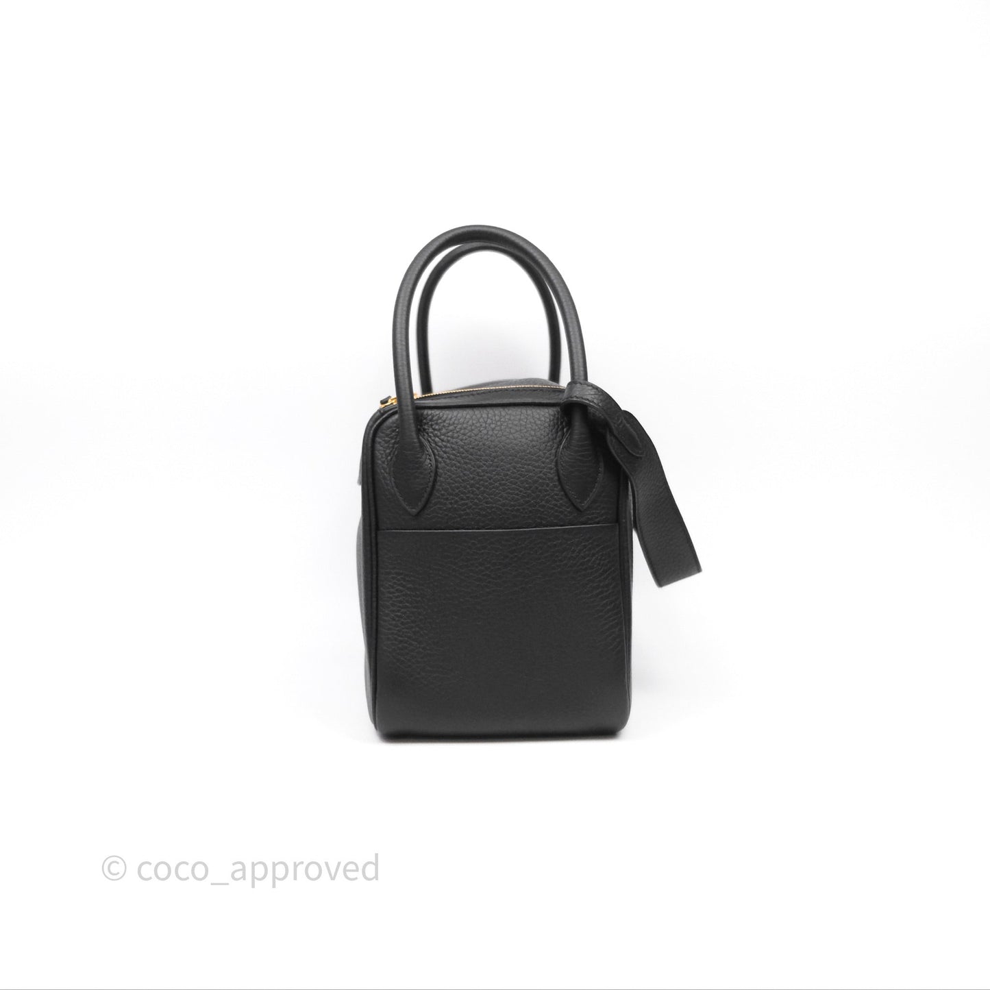 Hermes Lindy 26 Black Noir 89 Clemence Gold Hardware