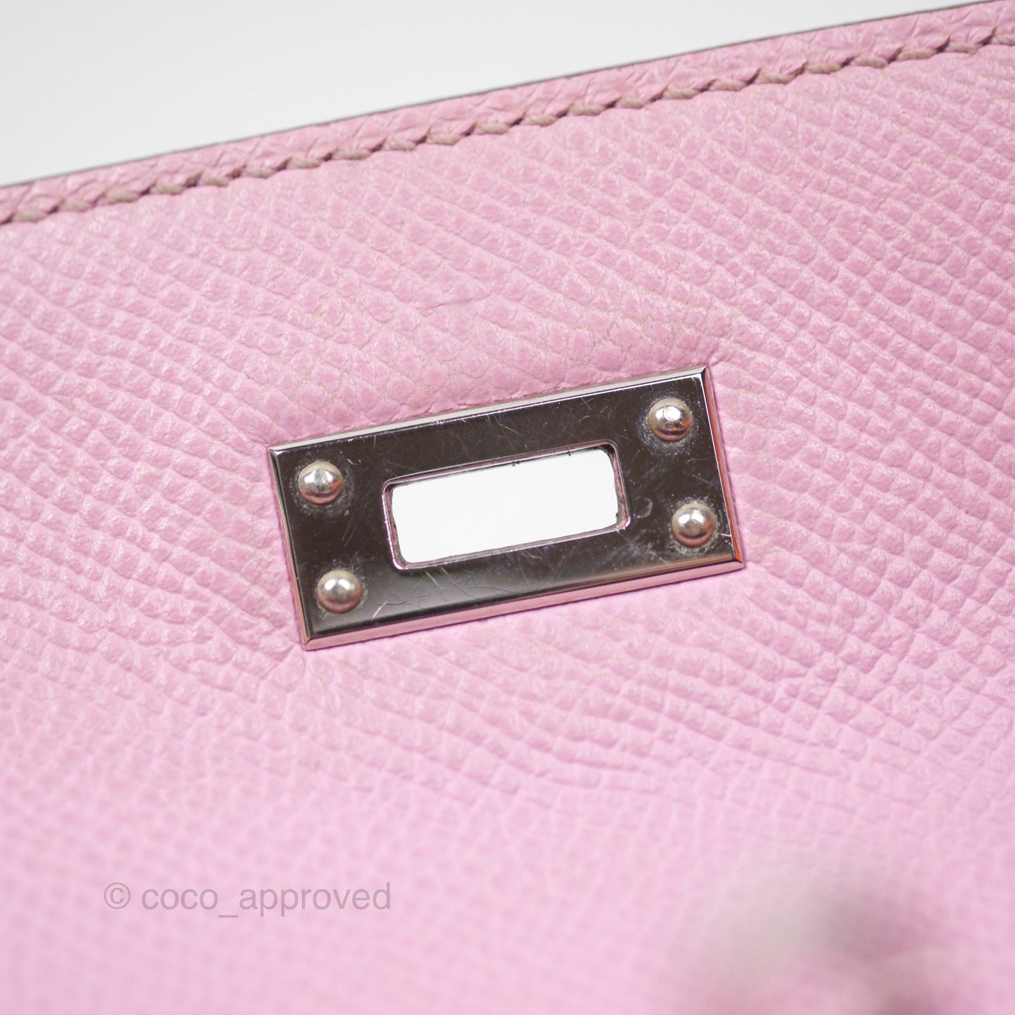 Hermès Sellier Kelly 25 Mauve Sylvestre X9 Epsom Palladium Hardware