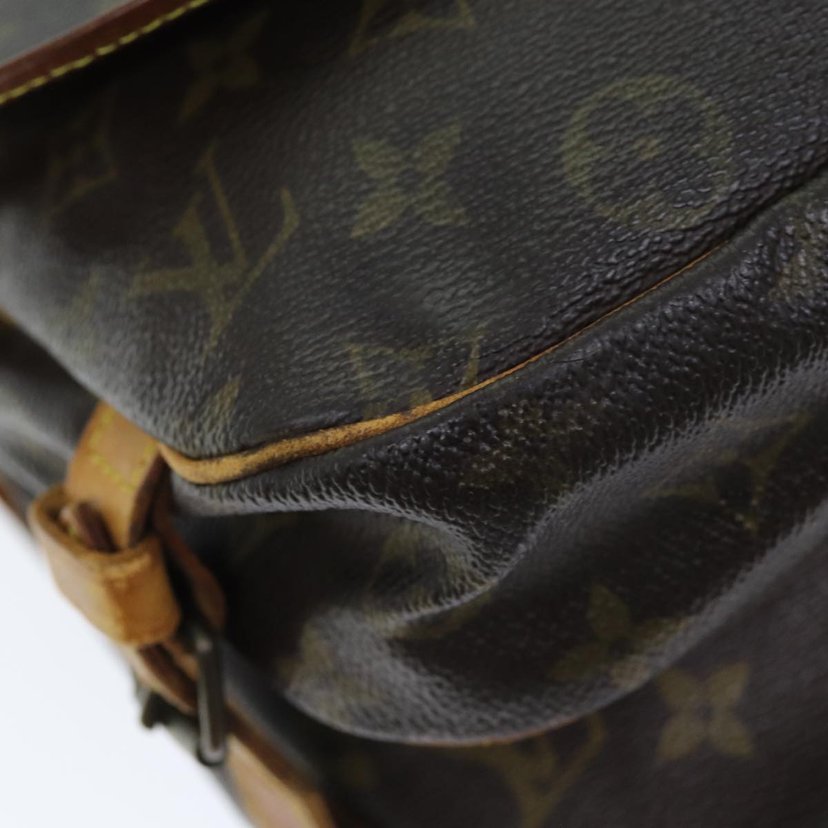LOUIS VUITTON Monogram Saumur 30 Shoulder Bag M42256 LV 73298