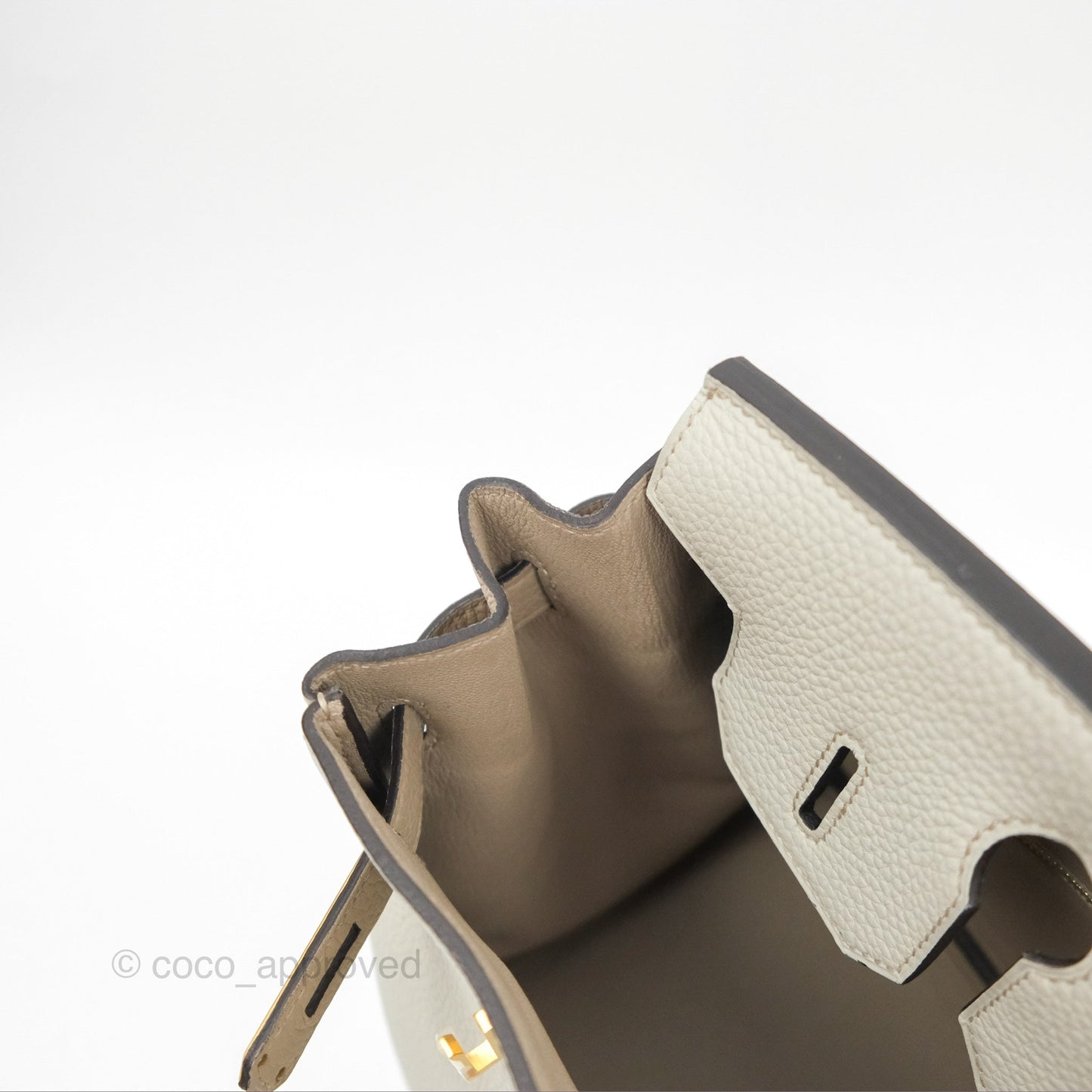 Hermès Birkin 30 Retourne Togo Gold Hardware HSS Gris Perle 80 Gris Tourterelle