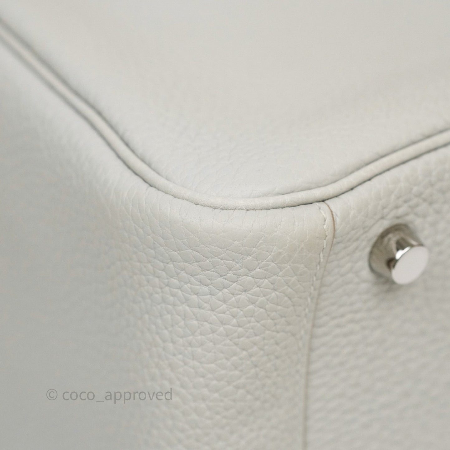 Hermès Lindy 26 Gris Perle 80 Clemence Palladium Hardware