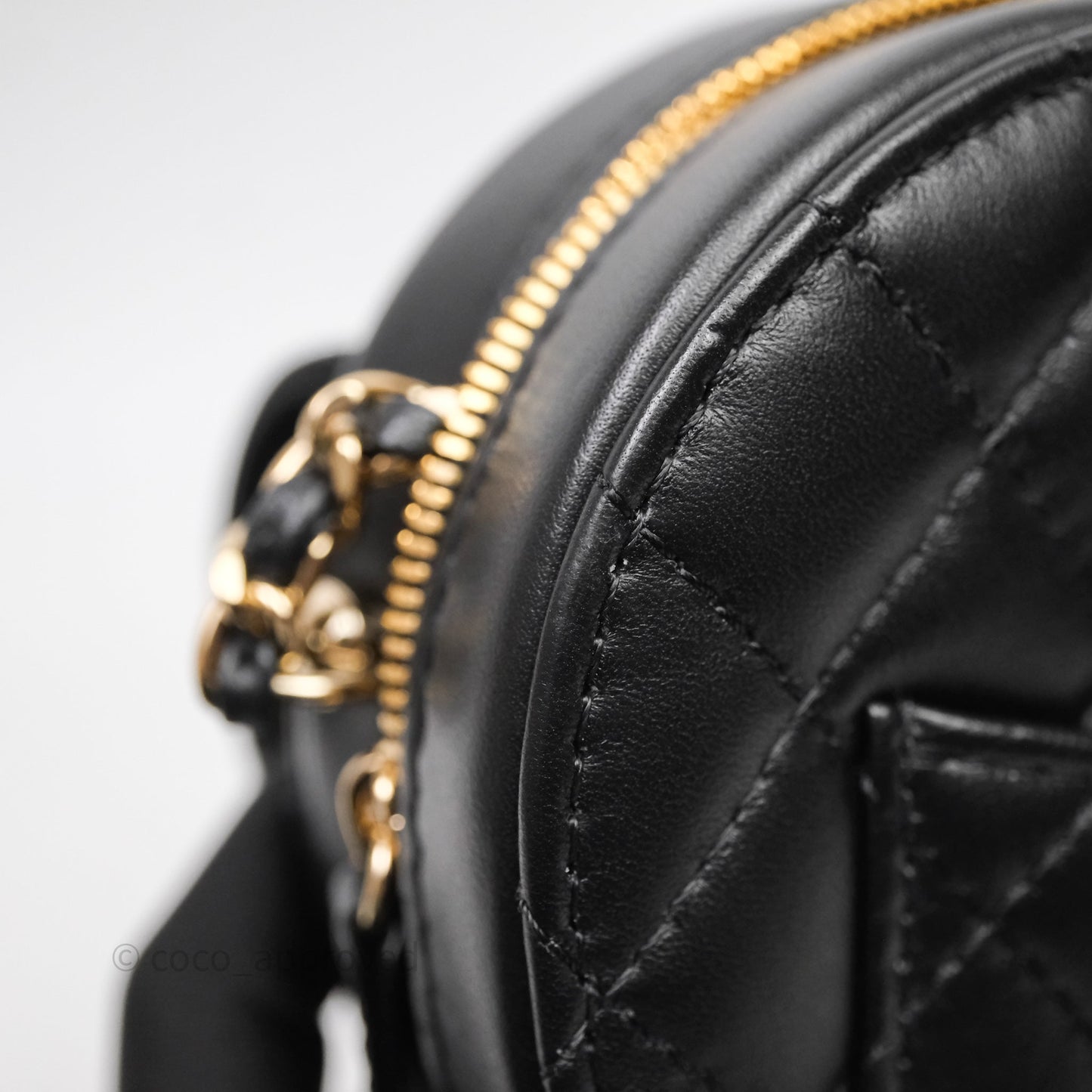 Chanel Large Heart Bag Black Lambskin Gold Hardware 22S