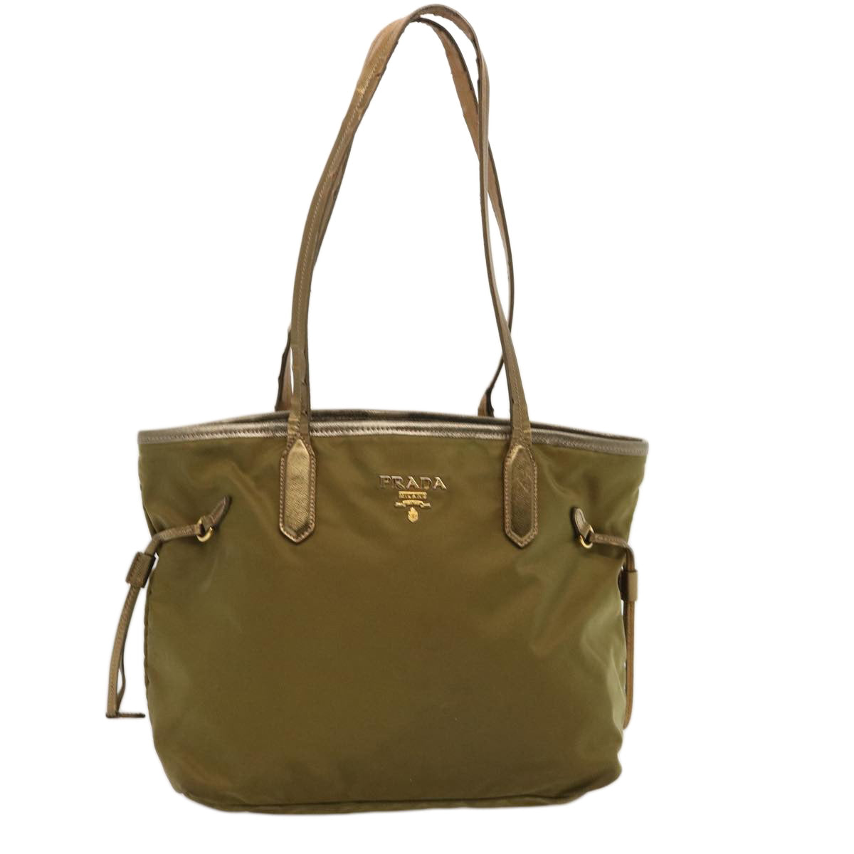 Luxury PradaTote Bag Nylon Brown 73338