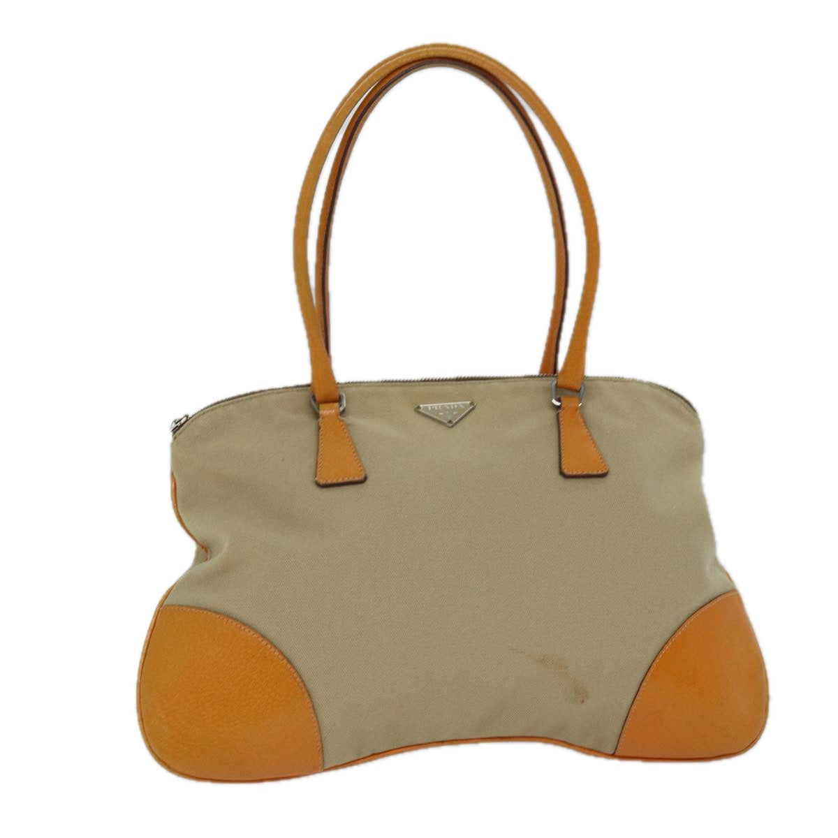 Luxury PradaShoulder Bag Canvas Beige 73339