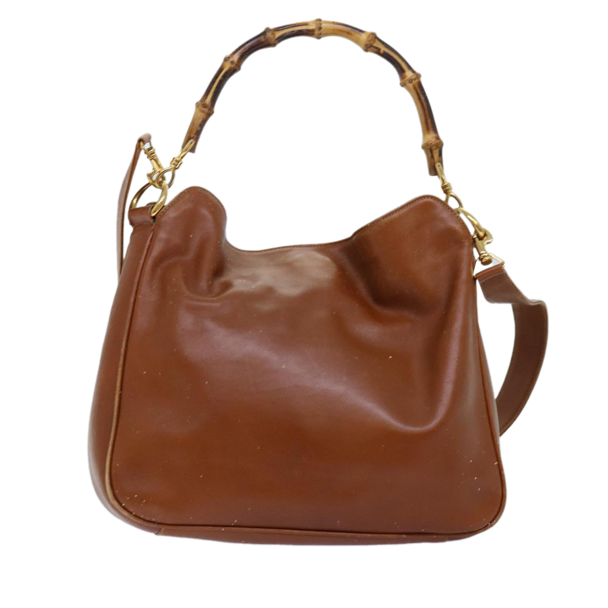 Luxury Gucci Trending 2025 Bamboo Shoulder Bag Leather 2way Brown 001 0166 1638  73358