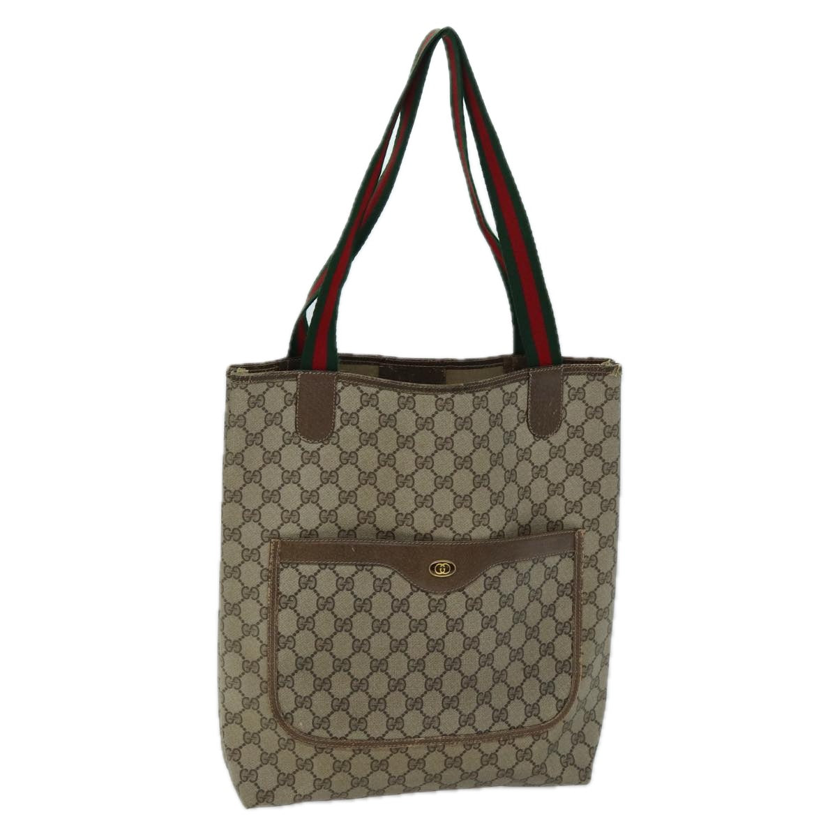 Luxury Gucci Trending 2025 GG Supreme Web Sherry Line Tote Bag Beige Red Green 39 02 003  73367