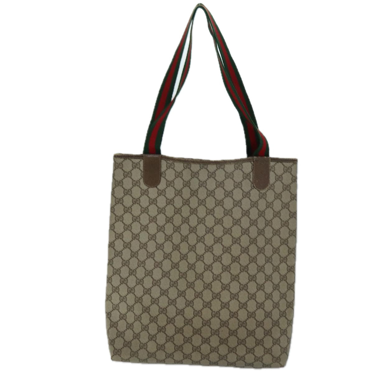 Luxury Gucci Trending 2025 GG Supreme Web Sherry Line Tote Bag Beige Red Green 39 02 003  73367