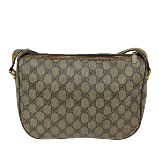 Luxury Gucci Trending 2025 GG Supreme Web Sherry Line Shoulder Bag PVC Beige 89 02 077  73369