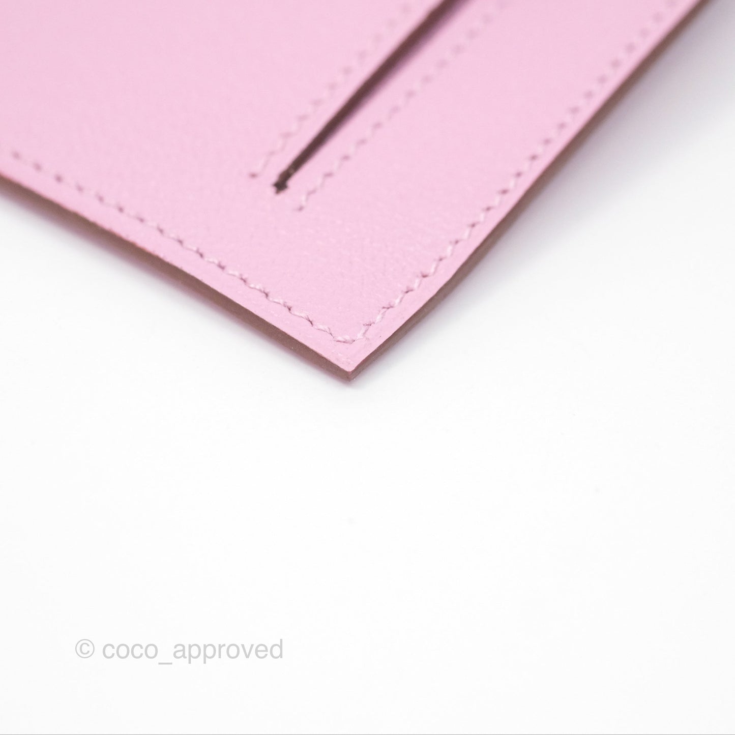 Hermès Kelly Pocket Compact Wallet Mauve Sylvester Palladium Hardware