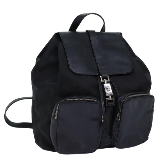Luxury Gucci Trending 2025 GG Canvas Jackie Backpack Black 003 0246  73377