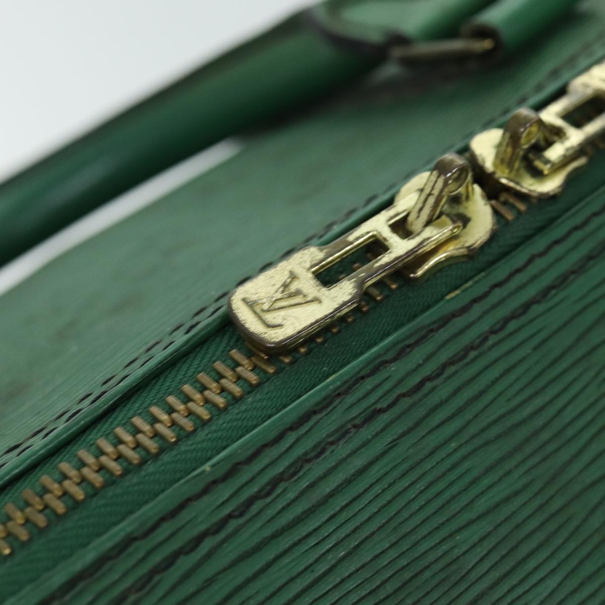 LOUIS VUITTON Epi Keepall 50 Boston Bag Green M42964 LV 73385