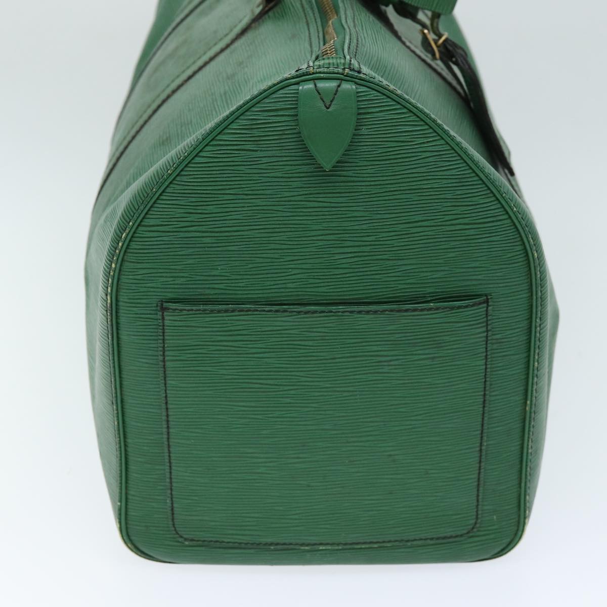 LOUIS VUITTON Epi Keepall 50 Boston Bag Green M42964 LV 73385