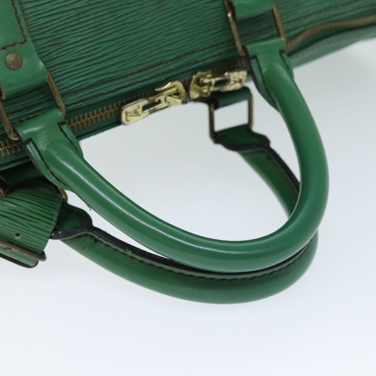 LOUIS VUITTON Epi Keepall 50 Boston Bag Green M42964 LV 73385
