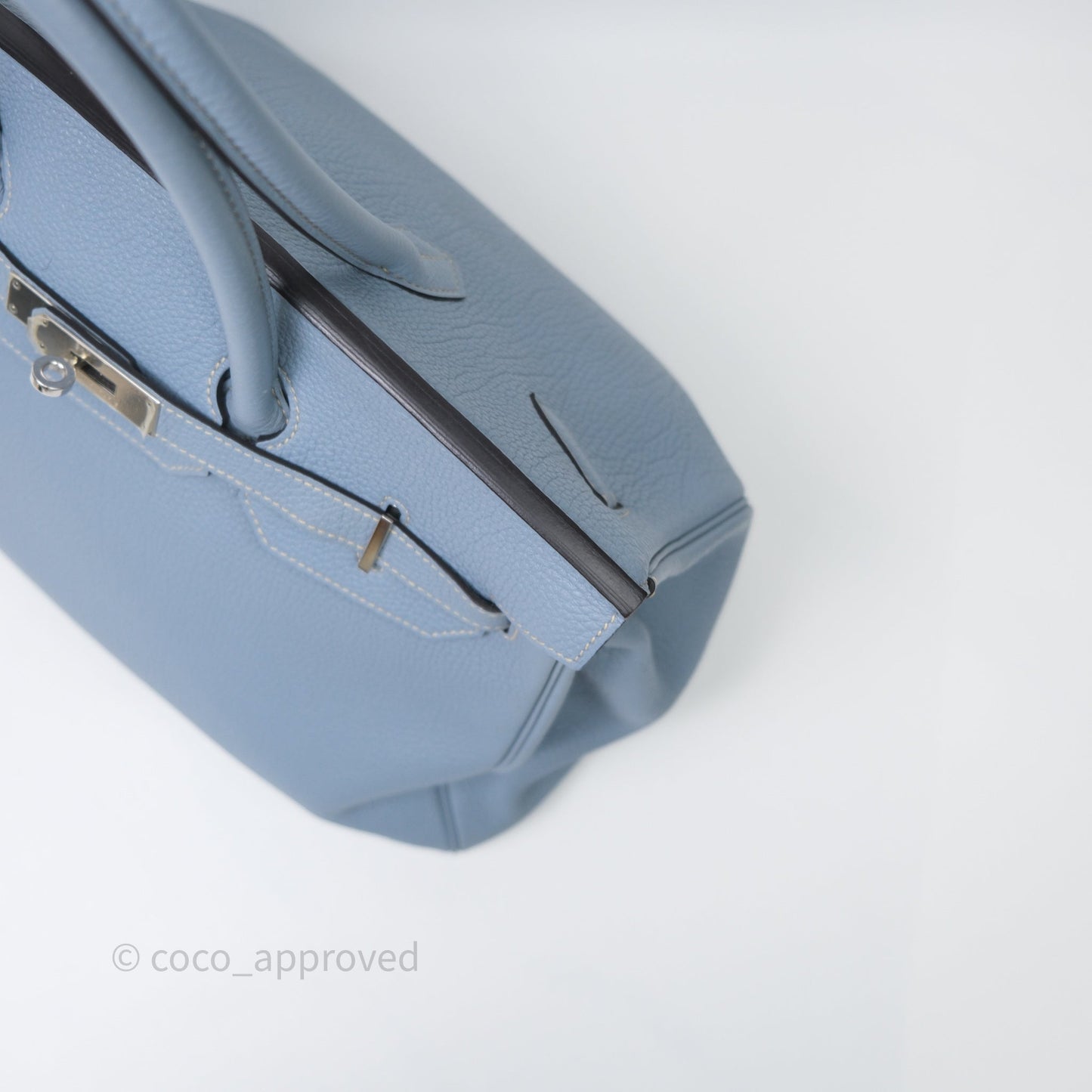 Hermès Birkin 35 Blue Ciel Togo Palladium Hardware