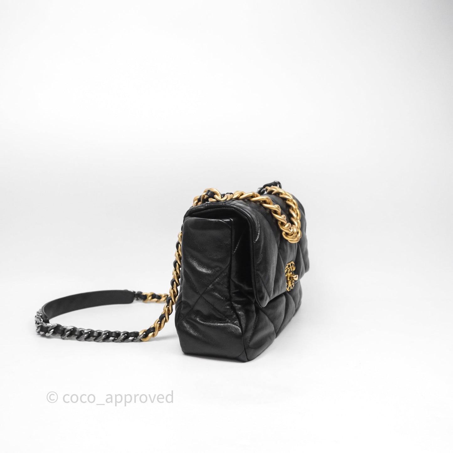 Chanel 19 Medium Black Mixed Hardware