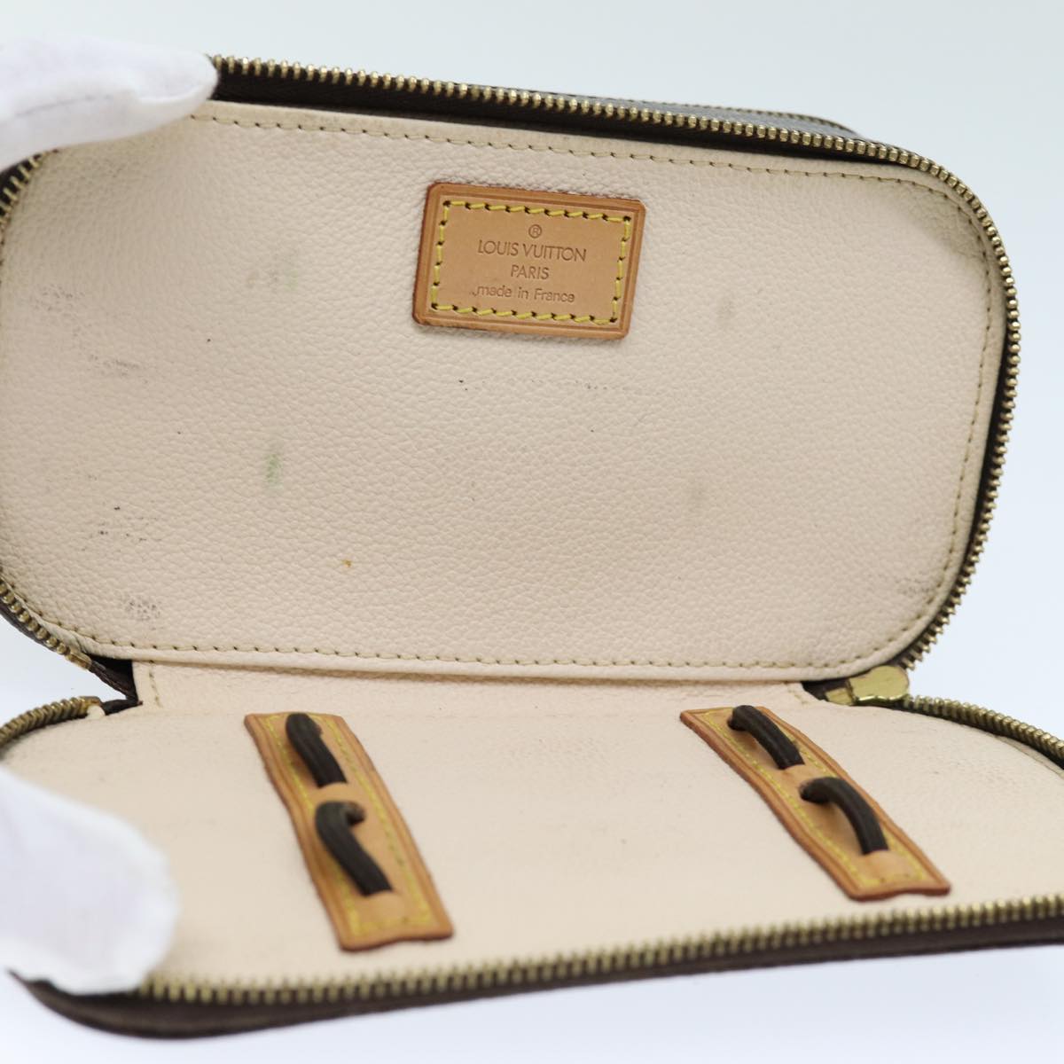 LOUIS VUITTON Monogram Trousse Brush PM Cosmetic Pouch M47510 LV 73460