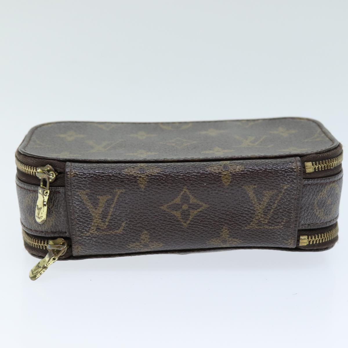 LOUIS VUITTON Monogram Trousse Brush PM Cosmetic Pouch M47510 LV 73460
