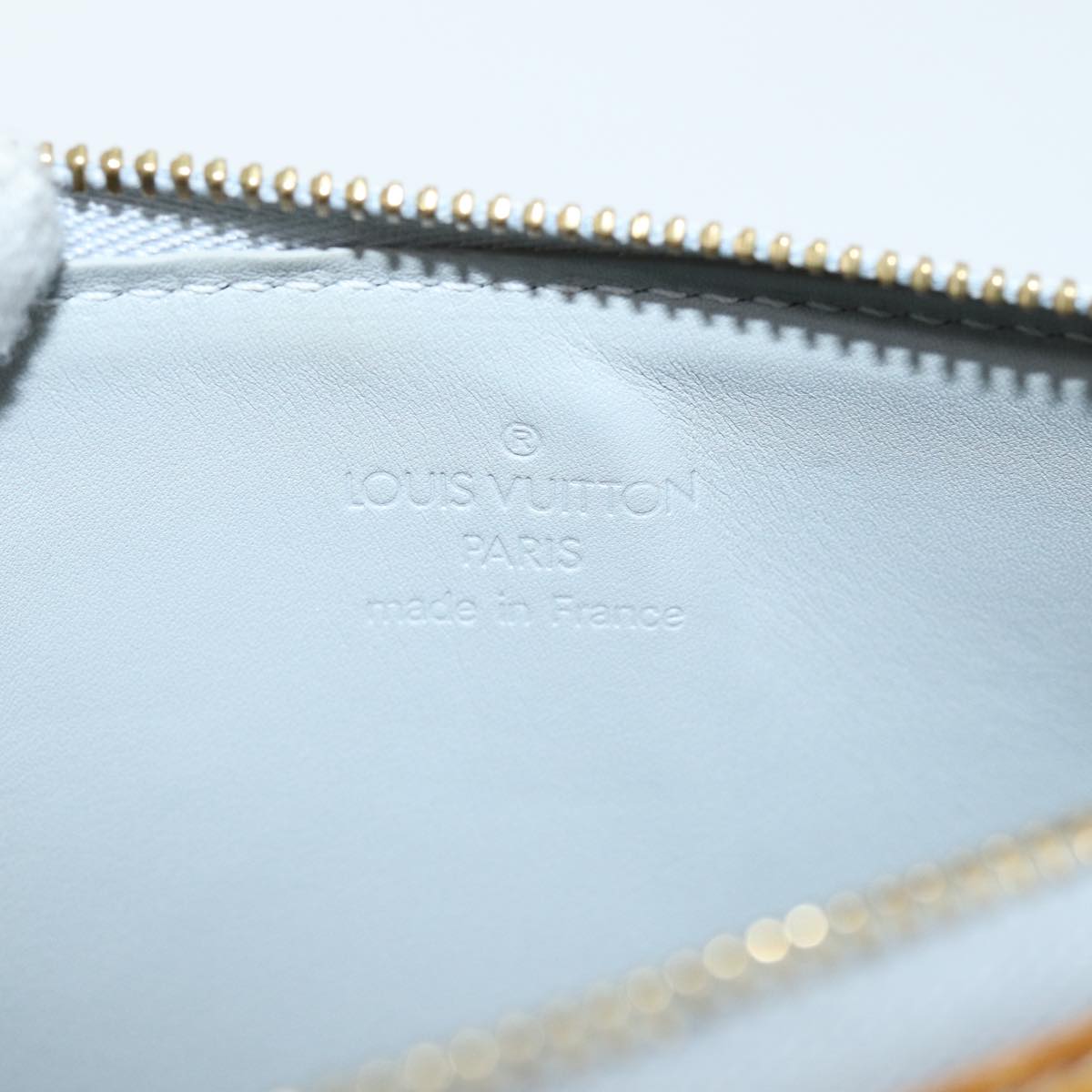 LOUIS VUITTON Monogram Vernis Lexington Accessory Pouch Gris M91056 73461