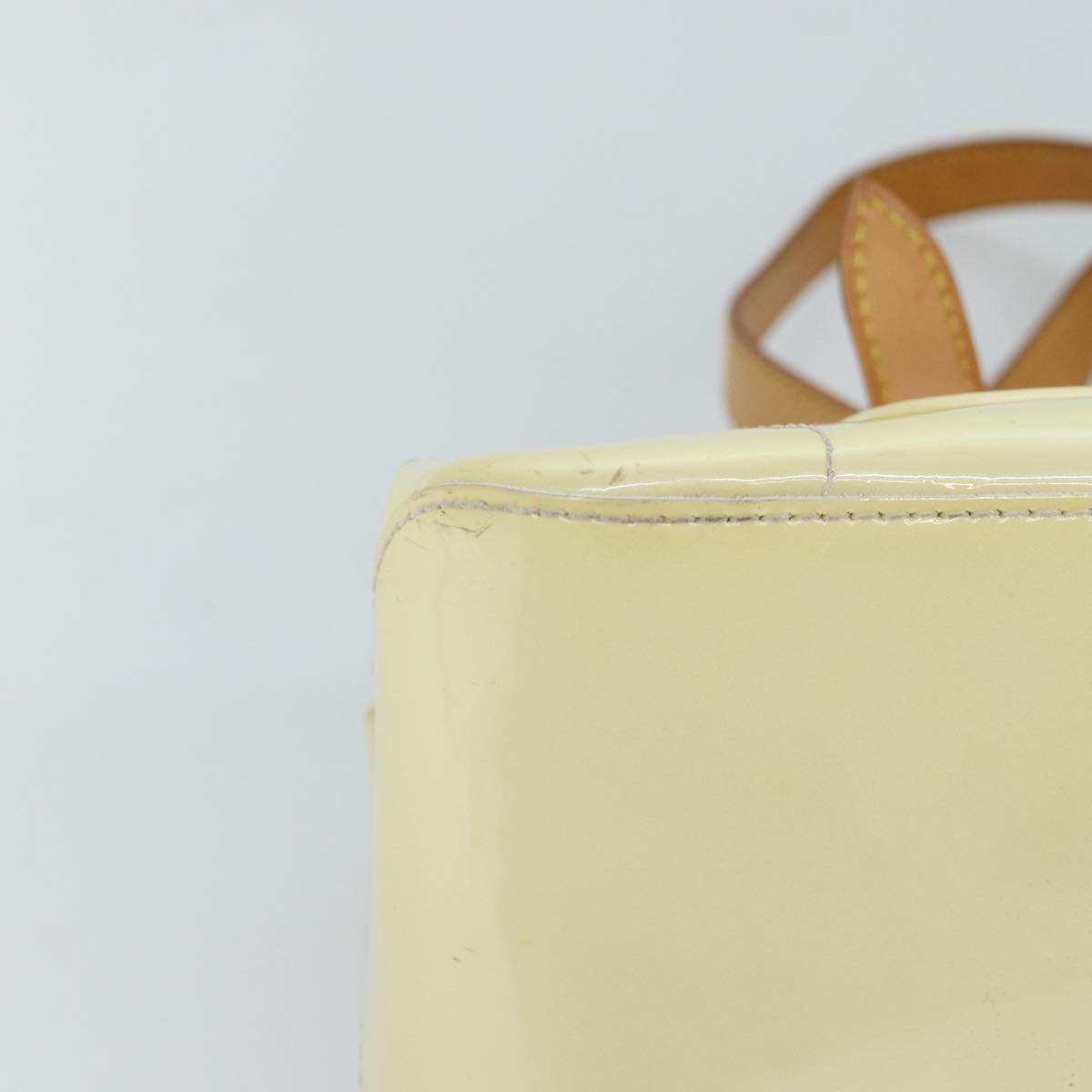 LOUIS VUITTON Monogram Vernis Rosewood Avenue Hand Bag Perle M93508 73462