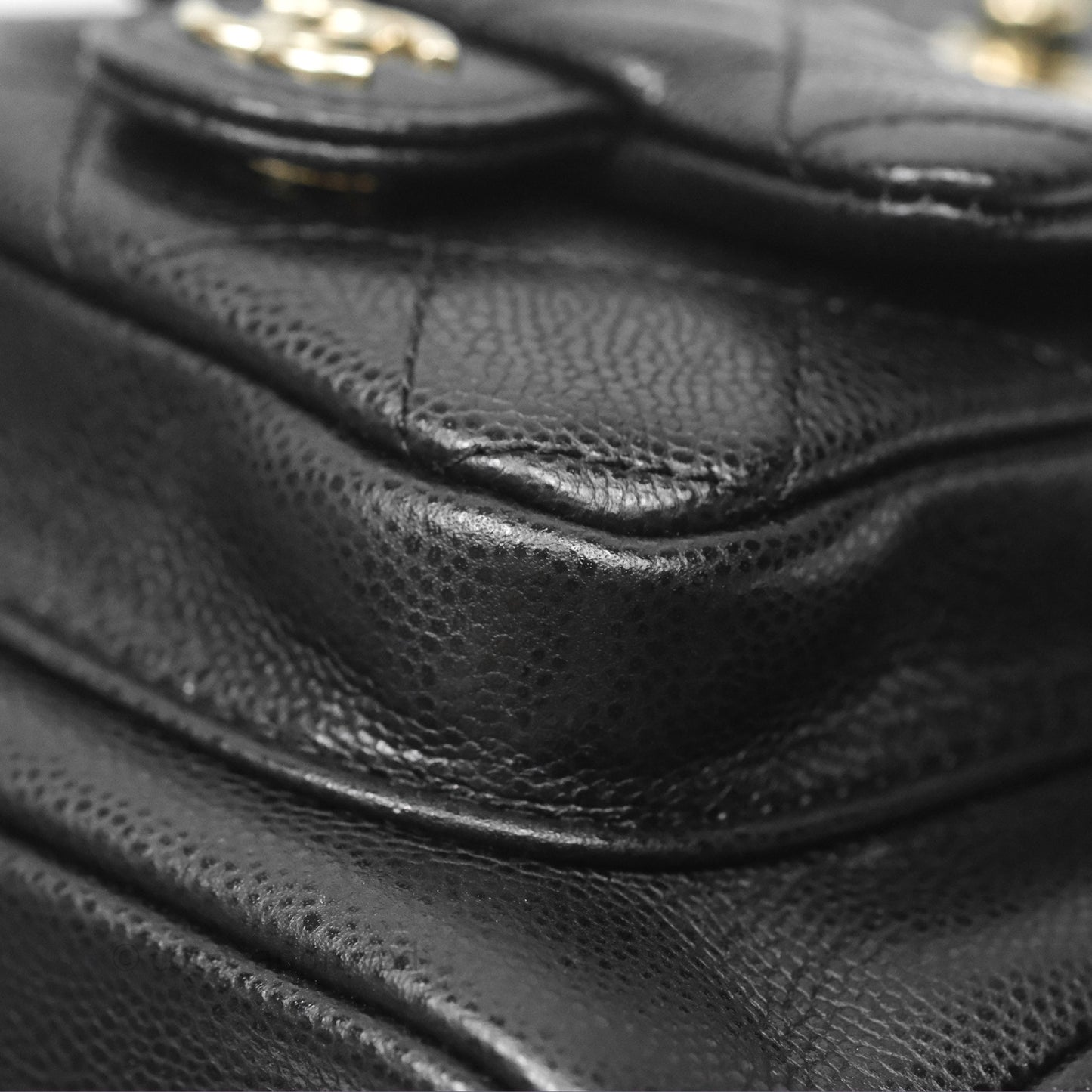 Chanel Small Duma Backpack Caviar Black Gold Hardware