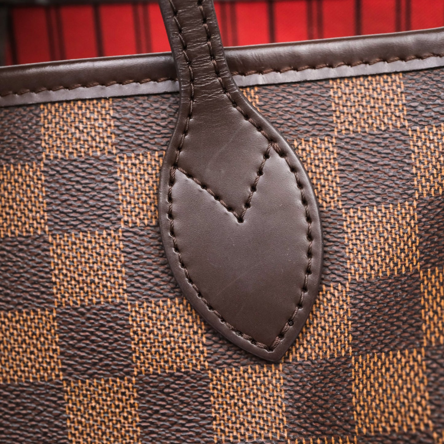 Louis Vuitton Neverfull MM Tote Bag Damier Ebene Canvas