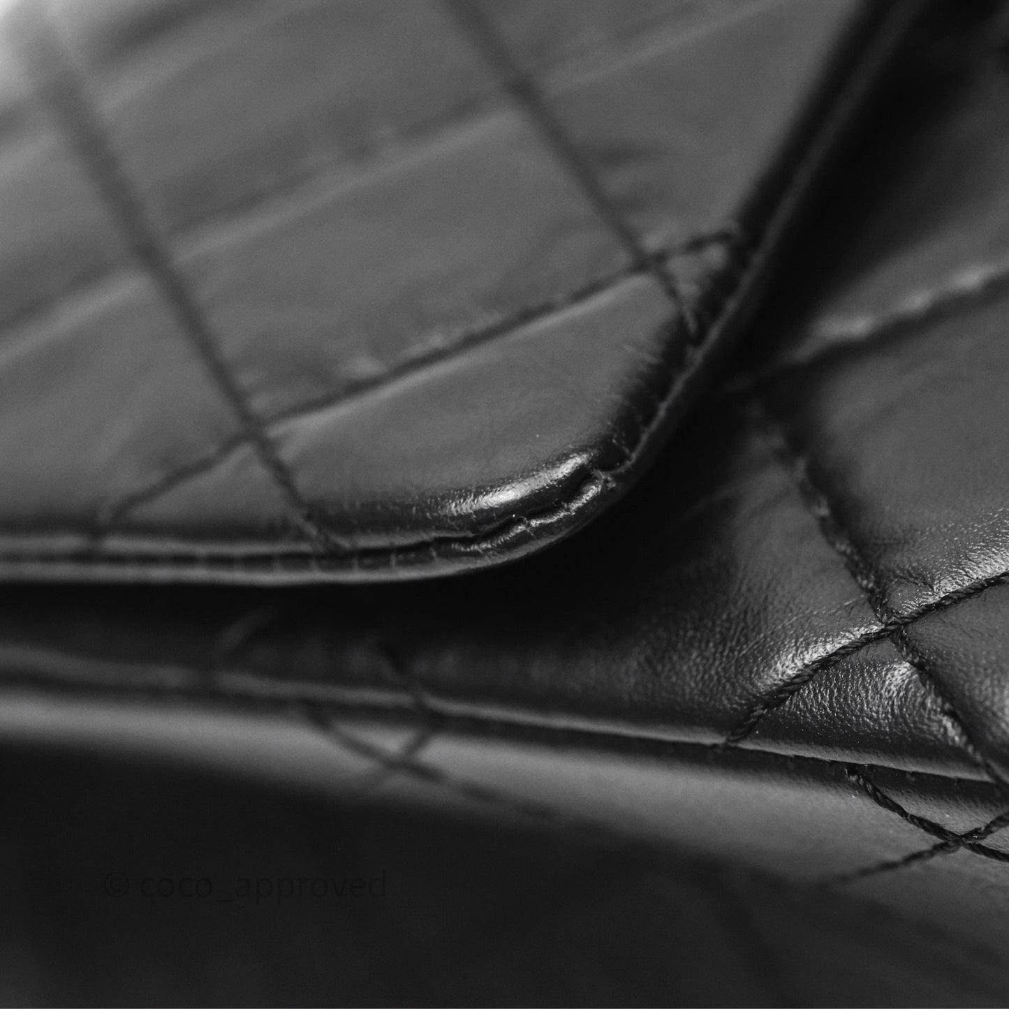 Chanel Quilted Reissue 226 Aged Calfskin Black Gold Hardware
