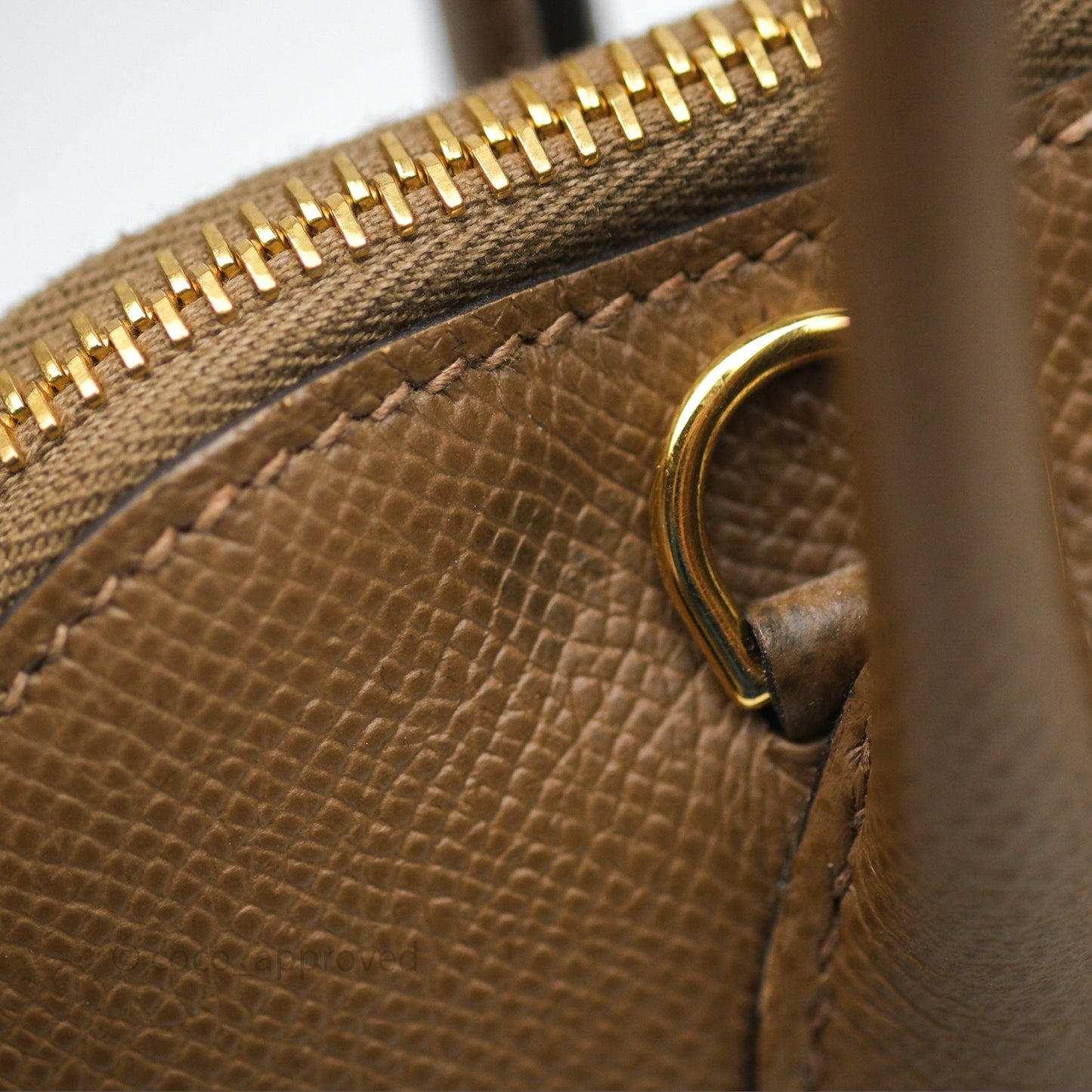 Hermès Bolide 25 Alezan 3G Epsom Gold Hardware
