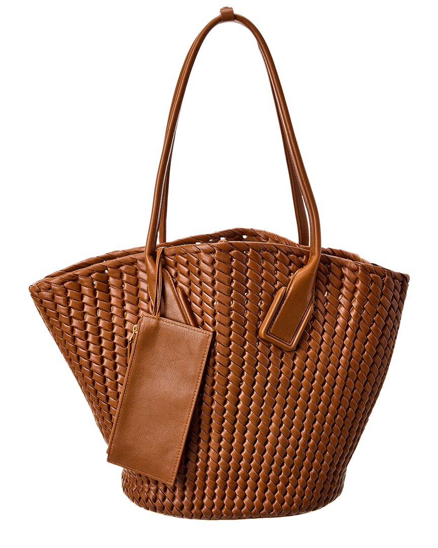 Luxury Bottega Veneta Basket Intrecciato Leather Tote