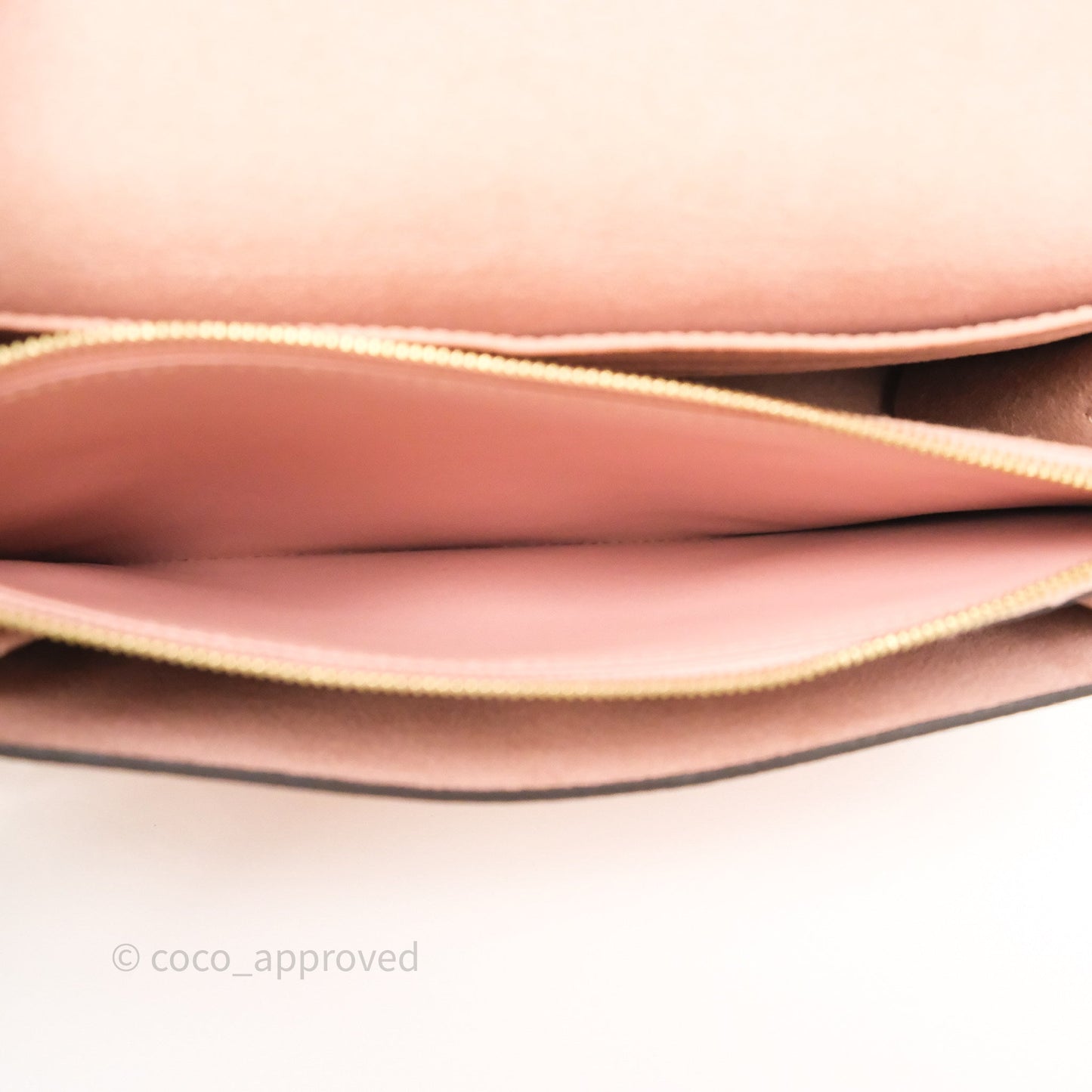 Louis Vuitton Vavin Chain Wallet Rose Poudre Empreinte Monogram