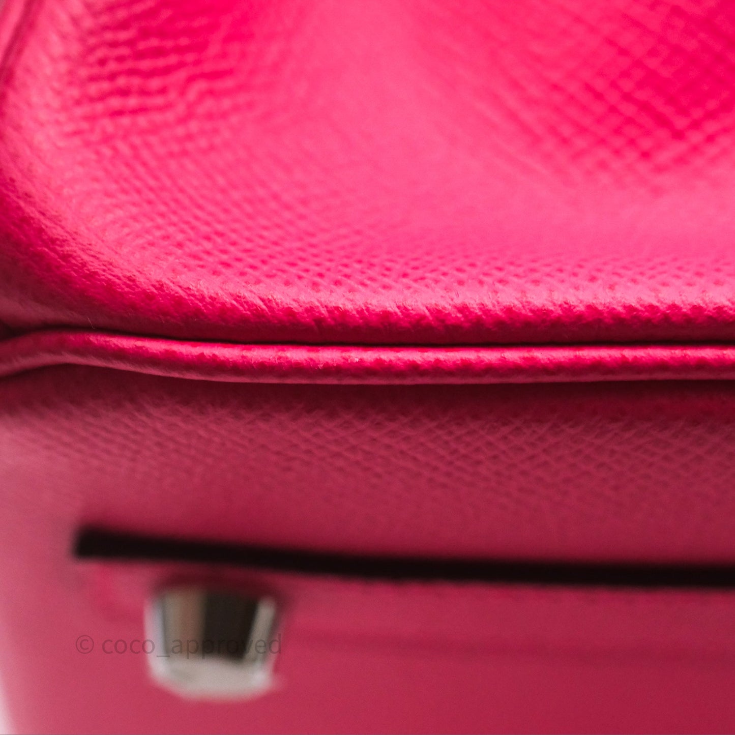 Hermès Birkin 30 Framboise 90 Epsom Palladium Hardware