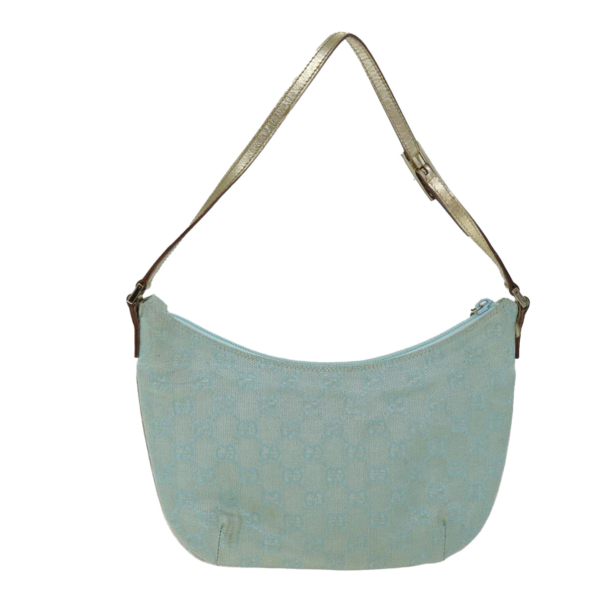 Luxury Gucci Trending 2025 GG Canvas Shoulder Bag Light Blue  73592