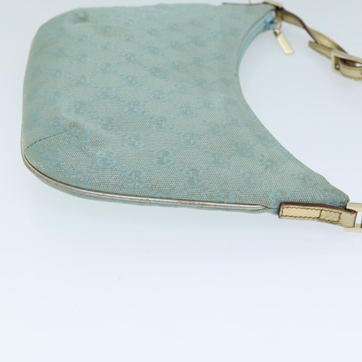 Luxury Gucci Trending 2025 GG Canvas Shoulder Bag Light Blue  73592