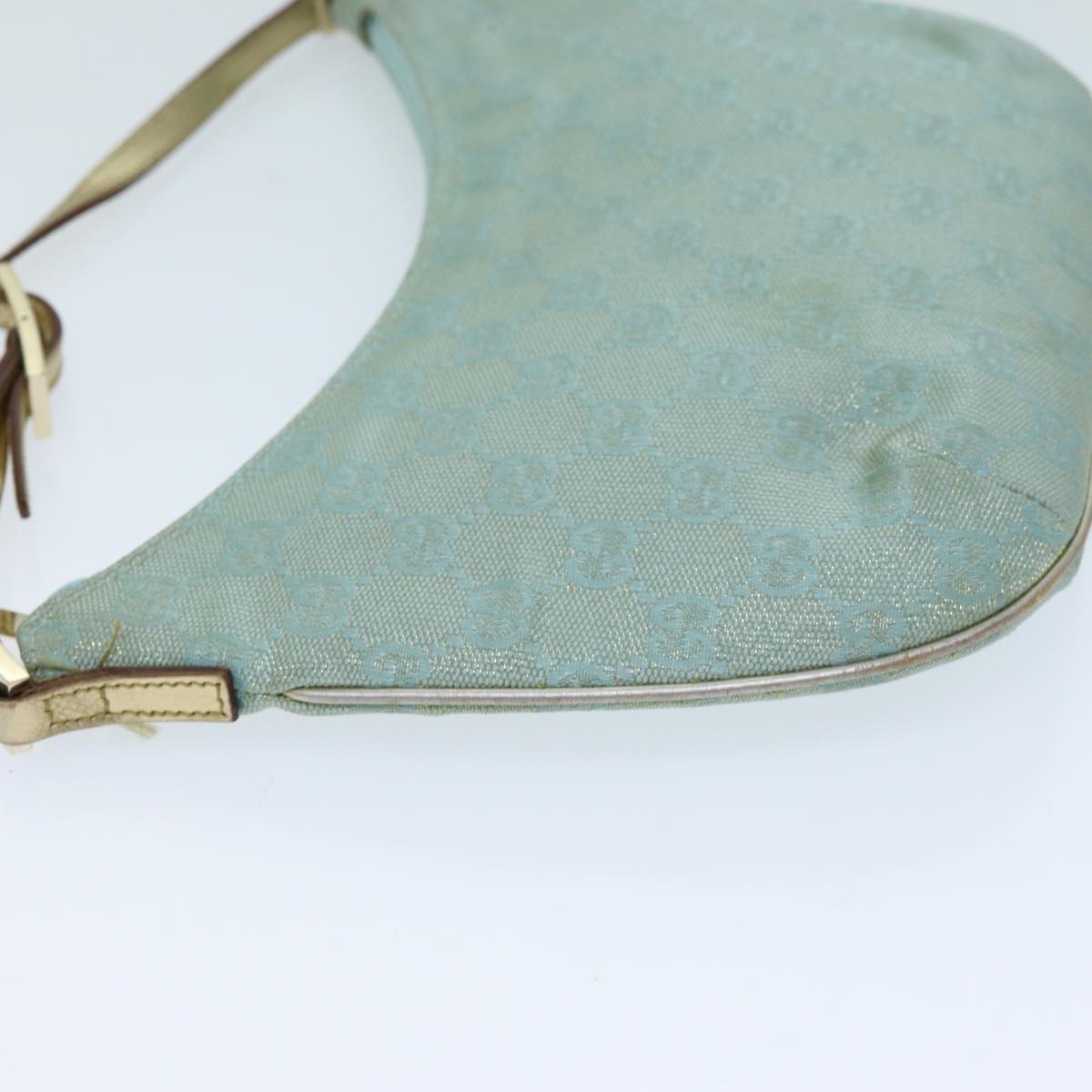 Luxury Gucci Trending 2025 GG Canvas Shoulder Bag Light Blue  73592