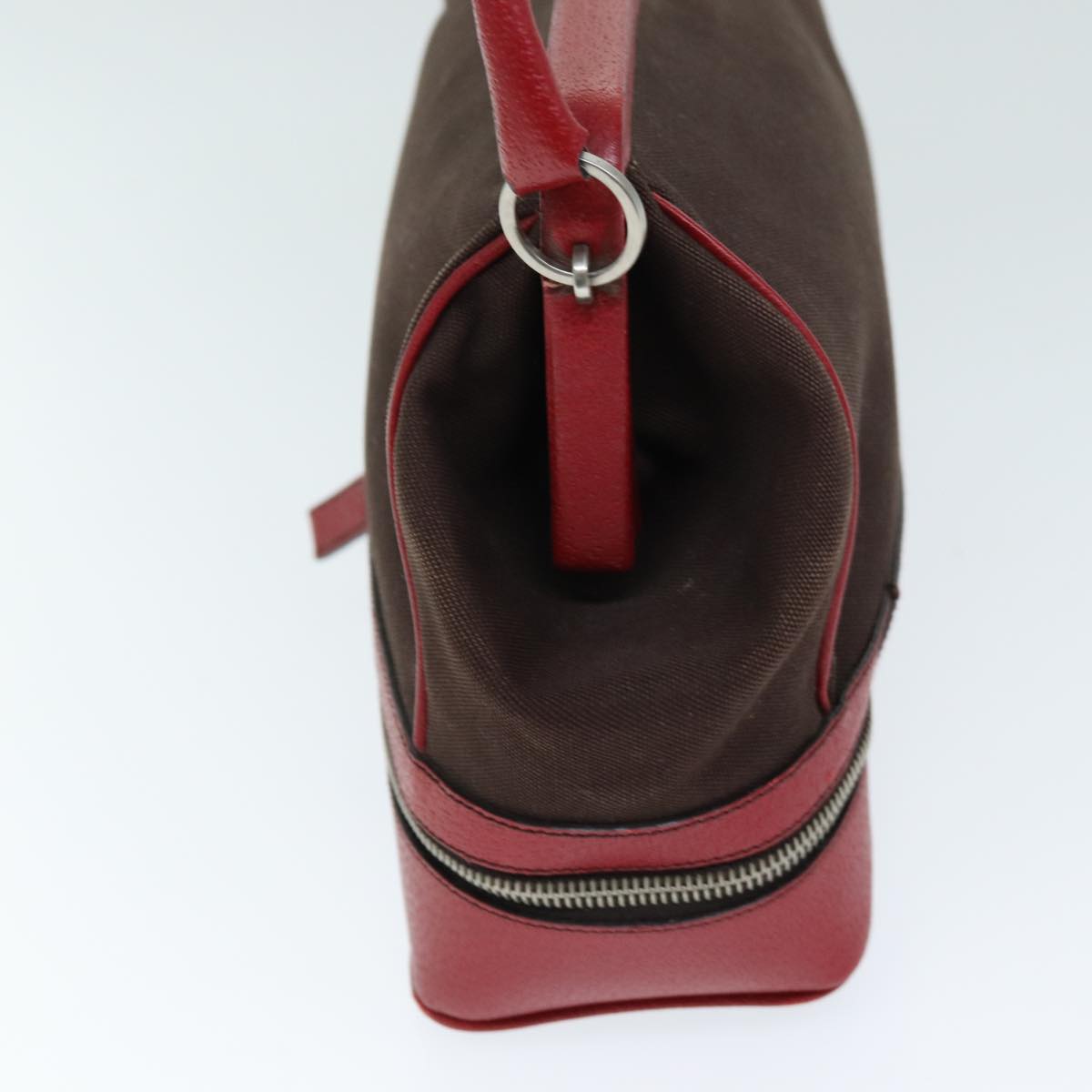 Luxury PradaShoulder Bag Canvas Brown 73593